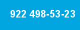 922 498-53-23 922 498-53-23